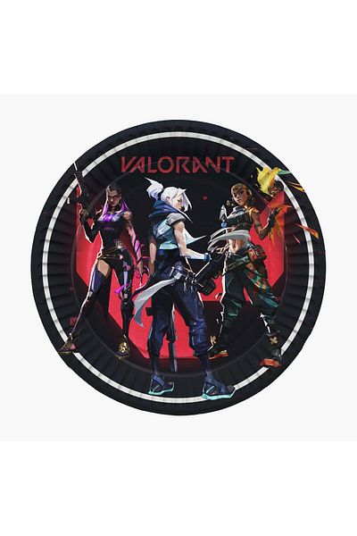 Parti Furyası Valorant Birthday Set for 8 People - Afşli Design, Economic