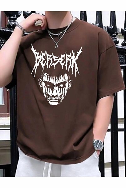 oneagılyazı Tricou Berserk Unisex Oversize Black Anime