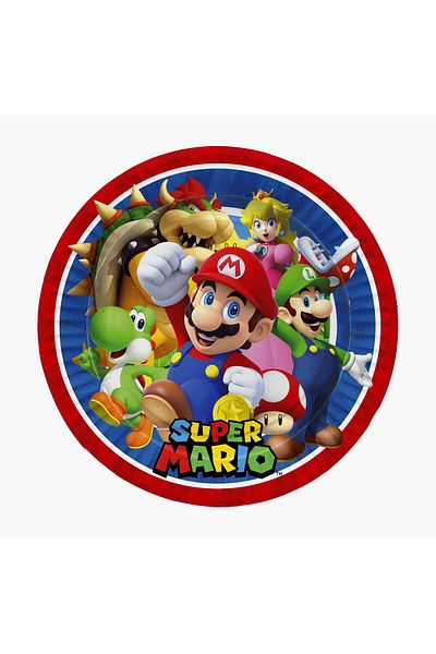 Parti Furyası Super Mario 24-Person Birthday Set - Concept with Banner