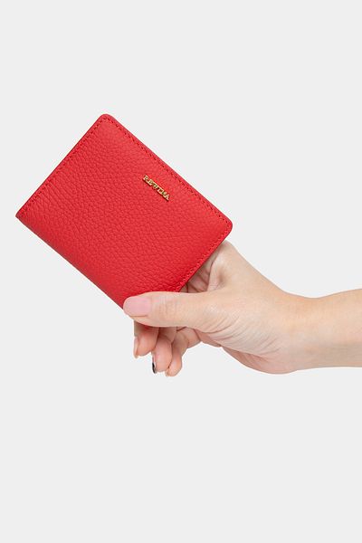 REWİNA 9109 Genuine Leather Minimalist Women's Card Holder Portfolio