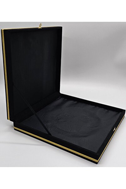 Ufuk Kadife Kutu 32 Cm Çini Tabak Kutusu