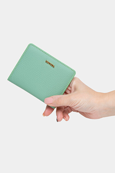 REWİNA 9109 Portofoliu pentru carduri minimaliste din piele naturală pentru f...