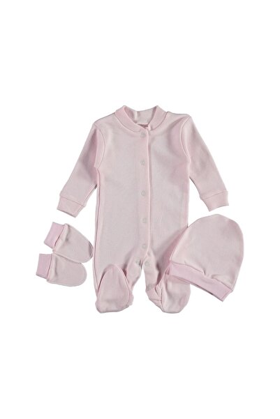 Seçkin Baby ثوب فضفاض للفتيات حديثي الولادة مع قبعة وقفازات