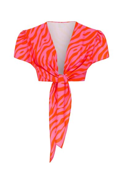 XEG Zebra Vatkalı Bluz