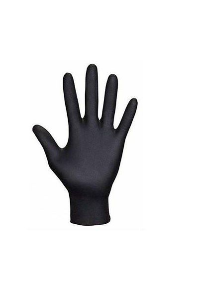 Tenty Nitrile Powder-Free Black Gloves L 100 Pieces