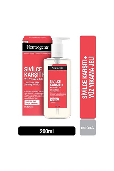 Neutrogena Sivilce Karşıtı Temizleme Jeli 200 ml