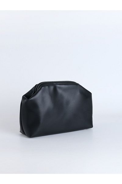 HEYBE'S Дамска черна чанта от изкуствена кожа