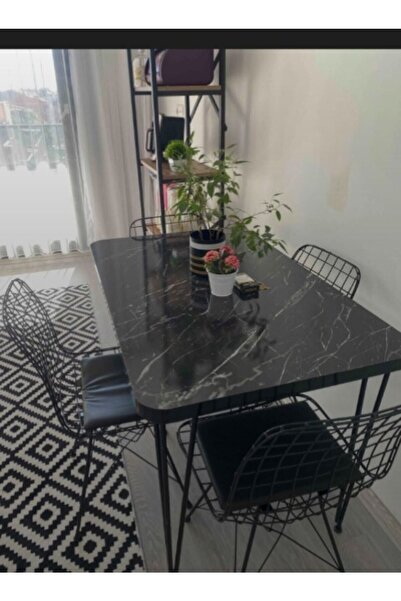 ASENA ECE GÜLEŞEN Tel Masa Sandalye Takımı