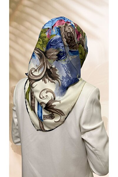 Golden Rose Eșarfă cu model din raion