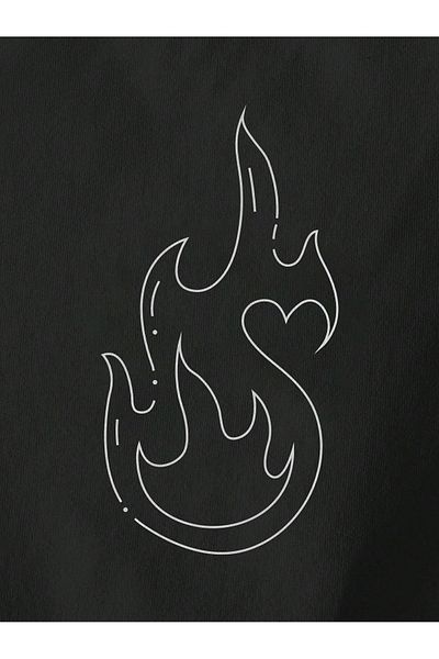 WEARTEX Unisex 2-Piece Fire and Water Design Printed Lover Couple Combination