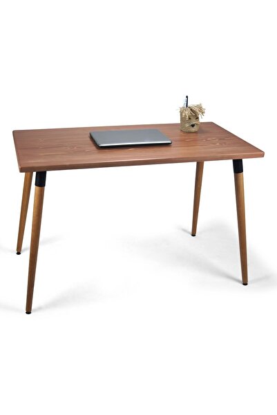 Mobenta Doğal Ağaç Masif Kütük Masa Ahşap Çalışma Ve Mutfak Masası Ofis Masas...