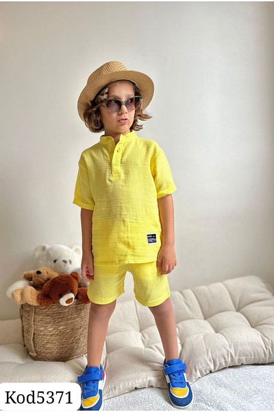 Mywkids Fresh Muslin Children's Shorts Set