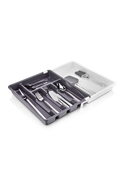 Ecolux Kayar Kaşıklık Genişletilebilir Ölçüsü Ayarlanabilir Kayar Kızaklı Çekmece Içi Kaşıklık