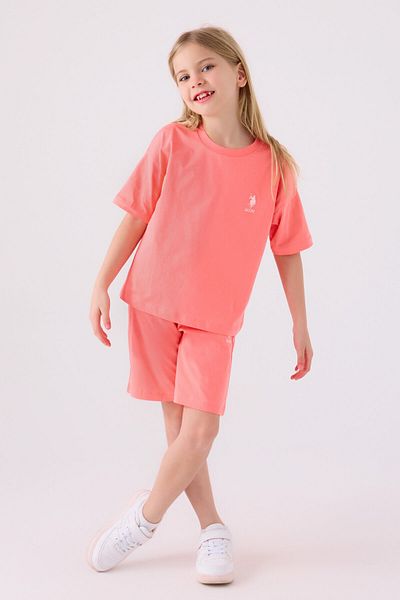 U.S. Polo Assn. Girl's Bermuda Set - Baby Girl