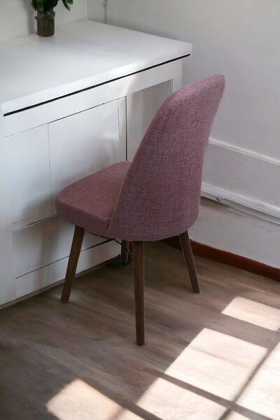 baresmu KARBA 1 Adet Ahşap Pinoteks Ayaklı Üst Kalite Mutfak Sandalyesi, Yeme...