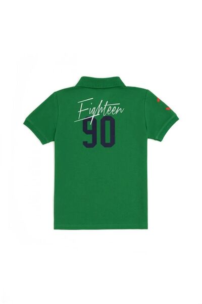 U.S. Polo Assn. Erkek Çocuk Yeşil Polo Yaka T-Shirt