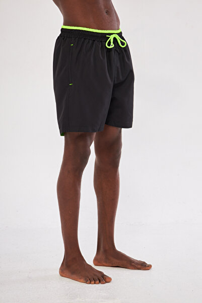 FRESSO Renkli Cep Fermuarlı Deniz Şortu