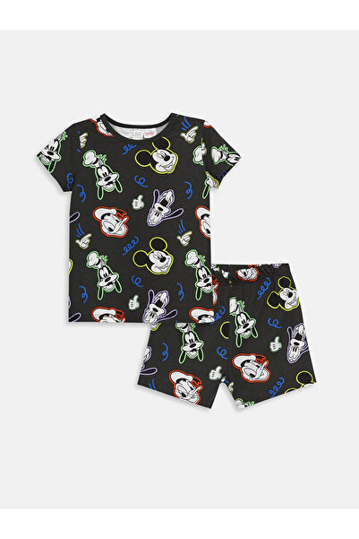 LC Waikiki LCW Baby - طقم بيجامة أطفال برقبة دائرية للرجال مطبوع عليه ديزني /...