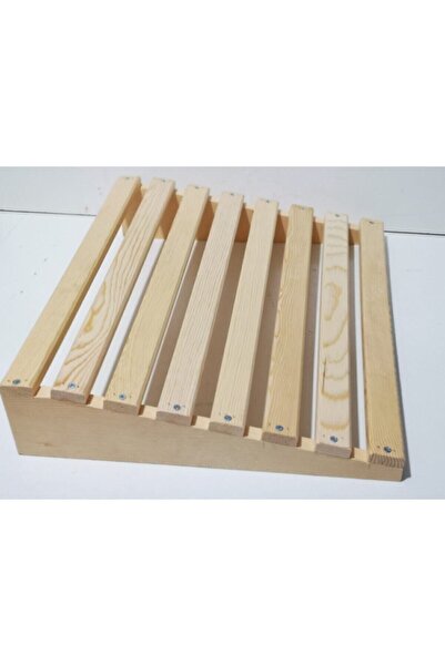 Wooden City Masa Altı Ayaklık Ahşap Ayak Yükseltici Ayak Standı Masa Doğal Ahşap Ayaklık 00