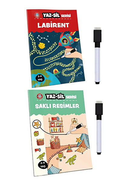 Çocuk Akademi Yaz Sil Labirent ve Saklı Resimler Avantaj Paket