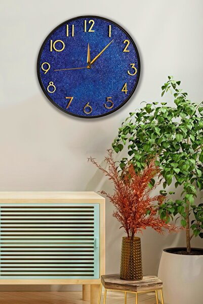 EMYA HOME ساعة حائط بلو ستون - 29 سم