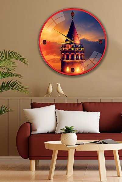 EMYA HOME Ceas de perete Turnul Galata - 29 cm