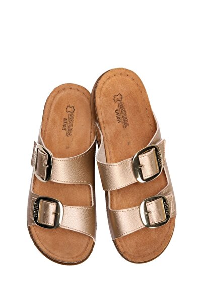 Kifidis -natura Women's Anatomical Leather Slippers 36-40