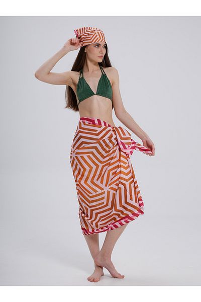nehir eşarp 95x145 Inner Pave Line Pattern Pareo