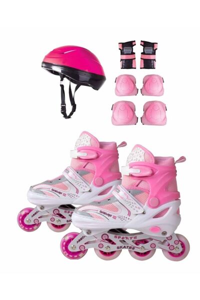 Furkan Toys Pembe Paten Set 34-37