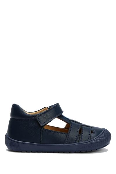 Kifidis Ga23035 Paplus First Step Unisex Kids Leather Shoes 19-25 Navy Blue Leather