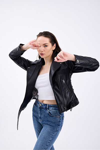 CE-YIL DERİ ÜRÜNLERİ HAKİKİ DERİ BIKER MONT