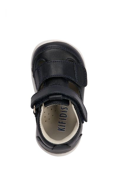 Kifidis Kp50 -kids First Step Pantofi din piele pentru copii unisex 19-25 Flat Navy Blue