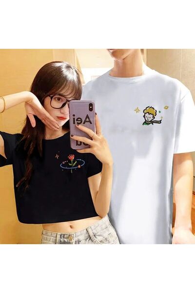 Tarzsokak Noul sezon Tir Harajuku Style Couple Lover Couple - 2 piese