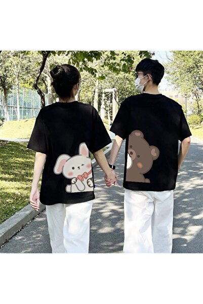 Tarzsokak New Season Tir Harajuku Style Couple Lover Couple Ρούχα - 2 Τεμάχια