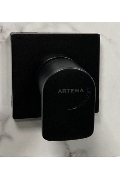 Artema A427936 Black Flush Mounted Built-in Stop Valve