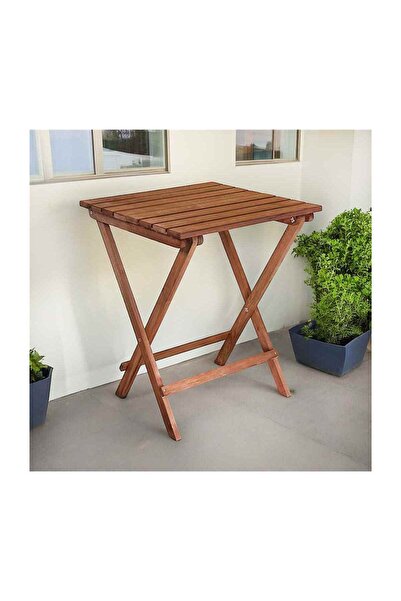 Weblonya Ahşap Bahçe Masası Katlanır Masa 2205