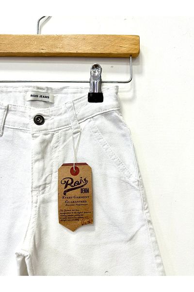 rois kids Boy's Textured White Shorts