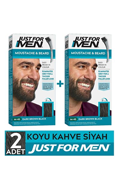 Just For Men Sakal & Bıyık Boyası Koyu Kahve Siyah 2'li Set