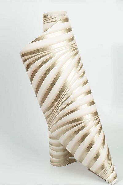 Bien Duvar Kağıtları Bien Exclusive 2693 Kentsel Dokular Parlak Gold Dalgalı 3d Premium Duvar Kağıdı 5,30m²