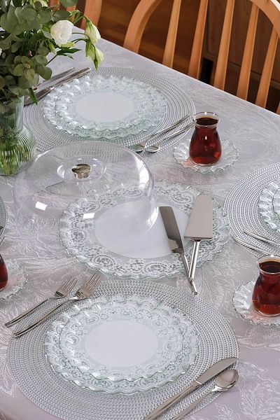 Glore Marche Platinum - Cake Tea Treat Serving for 6 People 33 Pieces