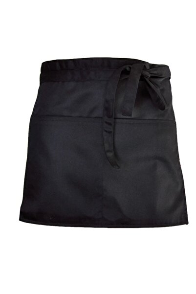 Biz Class Chef Waiter Cafe Cook Barista Black Half Waist Apron Kitchen Apron Master Chef Cafe Restaurant