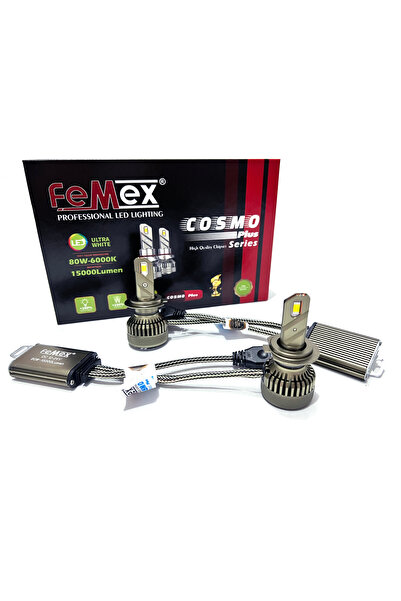 Sm Motors FEMEX Fıat Egea Uyumlu Led Kısa Far Ampulü H7 femex cosmo pulu
