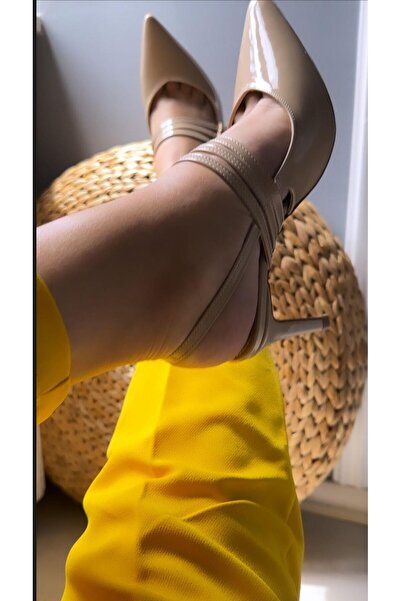 Sibel Durmaz Martina Skin Pointed Toe Stiletto Sandals