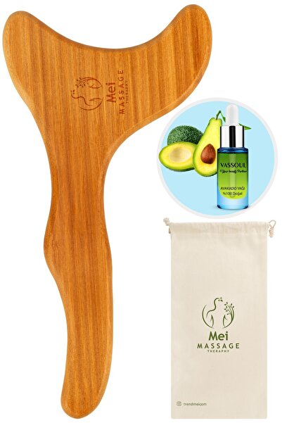 mei Ahşap Masaj Balık Kuyruğu Gua Sha Masajı Lenfatik Drenaj Kas Rahatlatıcı ...
