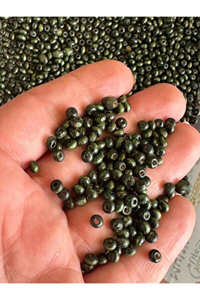 Gönülden Tasarım Verde 0,5 MM 20 GR Set de mărgele din bambus cu găuri