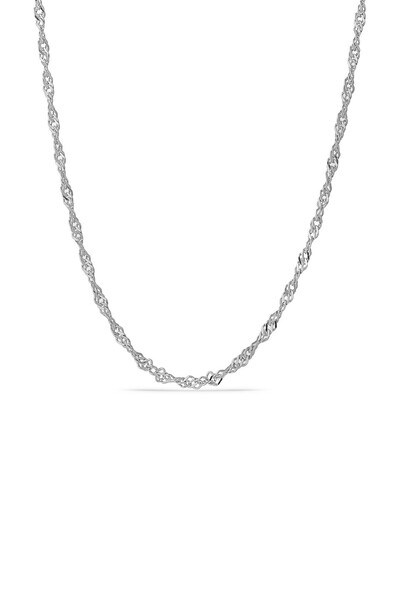 MySilvers Gümüş Burgu Zincir Kolye