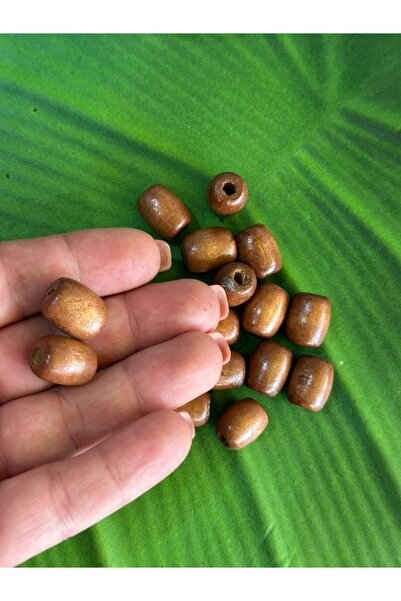 Gönülden Tasarım 1,5 CM 20 ΤΕΜ Μπαμπού Παχουλές - Ξύλινες Χάντρες Κοσμήματος