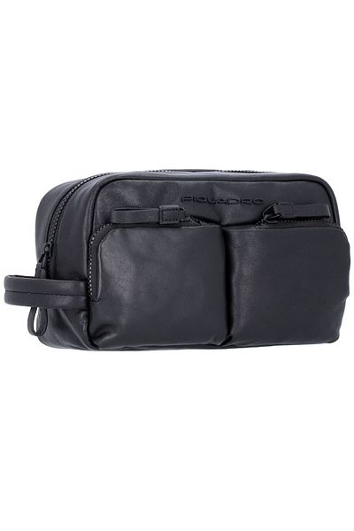 PIQUADRO Harper Kulturbeutel Leder 23 cm