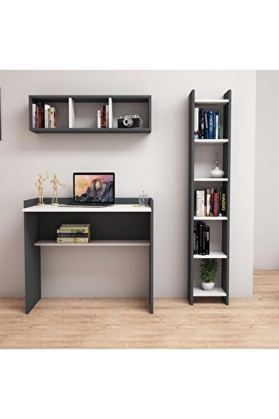 Bimossa U1030 Nurbanu Kitaplık Ve Raflı Çalışma Ma