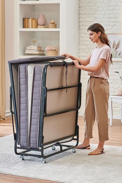 Yataş Flexbed Katlanır Somya-Yatak Tek Kişilik 90x200 Cm